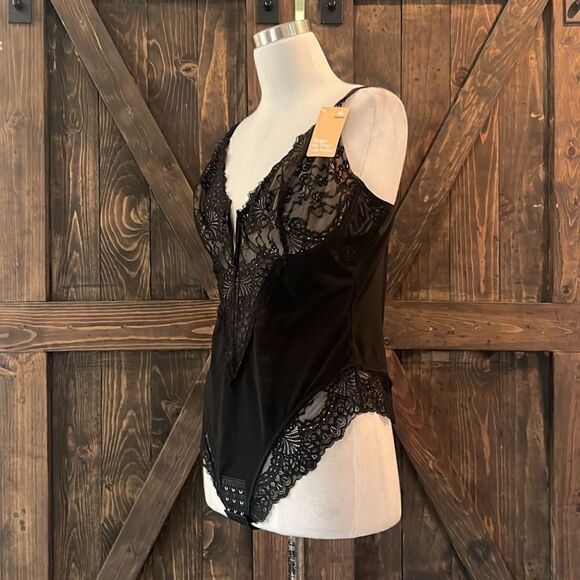 Popilush Lace Shapewear Bodysuit Tummy Control Backless V Neck Thongs Sh… - Picture 7 of 16